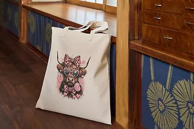 Highland Cow Tote Bag • £6.99