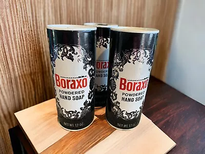Vintage Boraxo Powdered Hand Soap 12oz New Sealed NOS - Lot Of 3  No UPC • $69.95