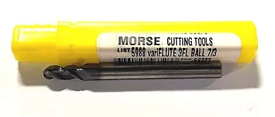 Morse Carbide Ball End Mill 7/32  X 1/4  X 7/16  X 2-1/2  AlTiN 3 Flute HPE USA • $11.20