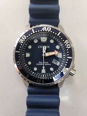 Citizen Promaster E168-S100631 Eco Drive Divers 200m Date Box Solar Mens Watch • £36