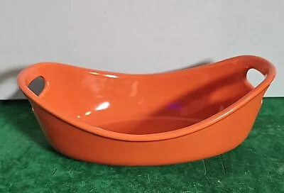 Rachael Ray Stoneware Oval Dish Ramekin Casserole Orange 12oz. Baking Dish  • $9.97