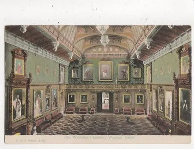 £2 • Buy The Waterloo Chamber Windsor Castle [FGO Stuart 1109] Vintage Postcard 794a