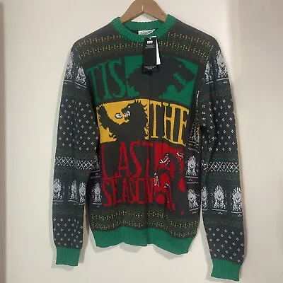 NEW Game Of Thrones Ugly Christmas Sweater Tis The Last Season Adult • $19.99