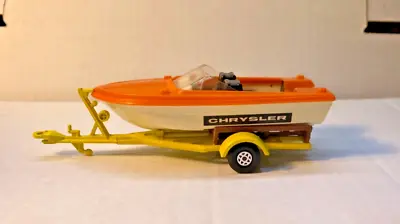 Matchbox Speed Kings Chrysler K-25 Boat And Trailer Missing Motor • $14