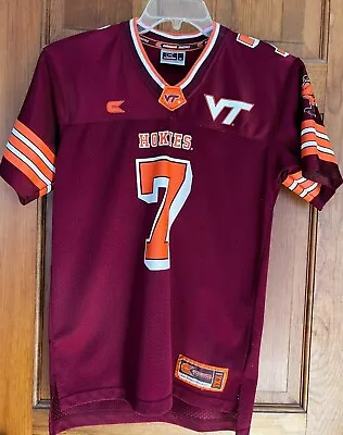 Virginia Tech Jersey Youth Medium #7 Colosseum Athletics Go Hokies! • $5.99