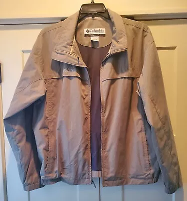 Men's COLUMBIA Northway Jacket Water Wind Resistant Olive Size XL • $36