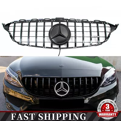 Front Grill Grille W/Star For 2015-2018 Mercedes Benz W205 C-CLASS C300 C250 C43 • $87.92