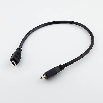 High Speed 1FT Black Micro HDMI 1.4 D Female To Micro HDMI Male Extension Cable • $6.49