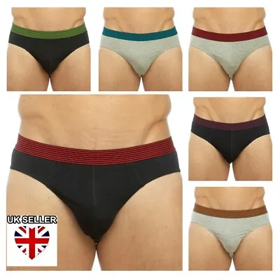 3 Pack Mens Gents Cotton Briefs Pants Underwear Underpants Y Front M Lxlxxl • £9.49