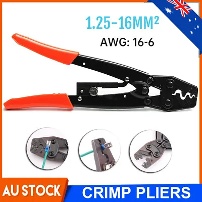 1.25-16mm² Crimping Tool Cable Crimper Anderson Plug Battery Lug Crimp Plier AU • $20.99