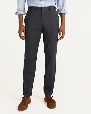 New $128 J Crew Bowery Slim Stretch Fit Suiting Pant In Wool - Navy- 34 X 32 • $59.50