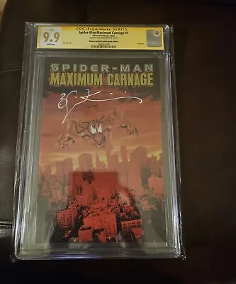 Spiderman Maximum Carnage 1 Editorial Televisa 9.9 Signed By Bill Sienkiewicz • $300