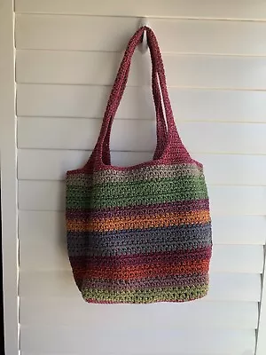 The SAK Tote Purse Multicolor With Light Pink Interior • $7