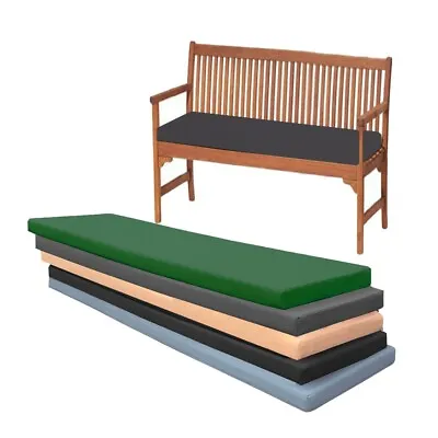 £29.99 • Buy Outdoor Garden Furniture Bench Patio Seat Pads Waterproof Cushions 2 3, 4 Seater