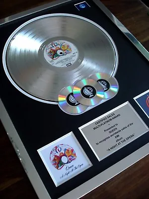 £174.99 • Buy Queen A Night At The Opera Lp Multi Platinum Disc Record Award Album