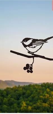 Metalbirds Chickadee Tree Art • $20