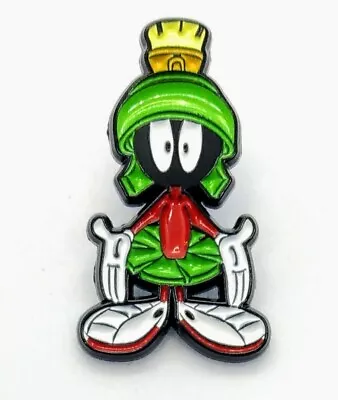 MARVIN THE MARTIAN PIN Retro Cartoon Looney Toons Gift Enamel Brooch • $3.15