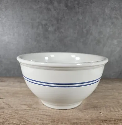 Vintage Gibson China Blue Stripe Mixing Bowl • $22