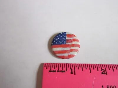 AMERICAN GIRL GRIN PIN USA Flag Political Collectible 1990s #73 Button • $9.95