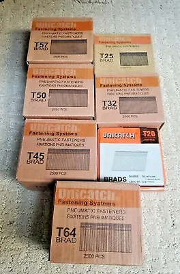 16 Gauge Brads/Finish Nails (T-series )2500 Pcs Per Box From 3/4'' To 2-1/4'' • $15.89