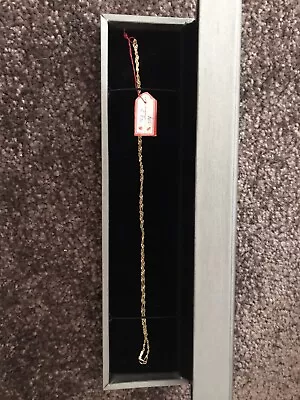 9ct Gold Necklace. 1 Gram Weight. 40.5 Cm Length. • $145