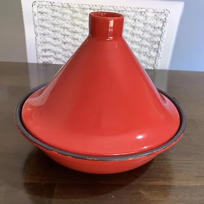 Maxwell & Williams Red 25cm Moroccan Tagine | Non-stick Microstoven Stoneware • $25