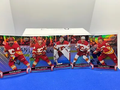 2023-24 Upper Deck Tim Hortons CALGARY FLAMES MARKSTROMLINDHOLMKADRIHUBERDEAU • $9.99