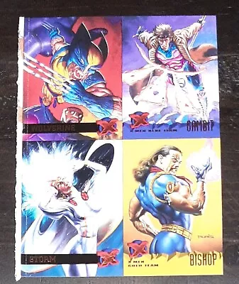 1995 Fleer Ultra X-Men 4-Card Promo Panel W/ Wolverine Gambit ++ NM/M Marvel • $44.99