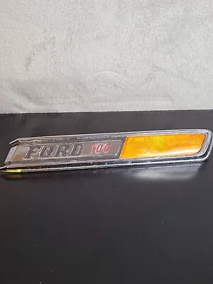 OEM 1968 69 70 71 72 Ford Truck F100 RH Pass Side Hood Emblem Badge C8TB-16720-A • $50