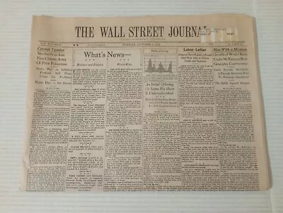 $5.99 • Buy Wall Street Journal Pacific Coast Ed Oct 5 1976 Iran Merchants Vs Shah