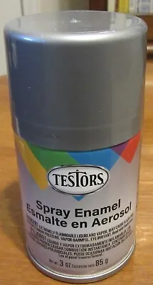 Testors Model Master Gloss METALLIC SILVER Enamel Spray Paint Can  3 Oz 1246 • $9.65