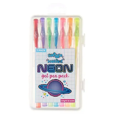 £8.71 • Buy Smiggle Scented Gel Pen Packs (Pack Of 7) - Neon, Sparkle, Pastel, Inkball