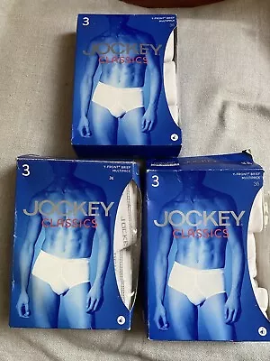8 Pairs Of White Jockey Classic Y-Fronts Size 36 • £9.99
