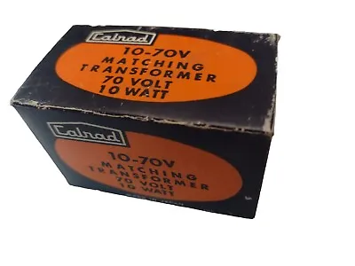 Calrad 10-70V Matching Transformer 70Volt 10Watt Japan NEW In OEM Box • $29.99