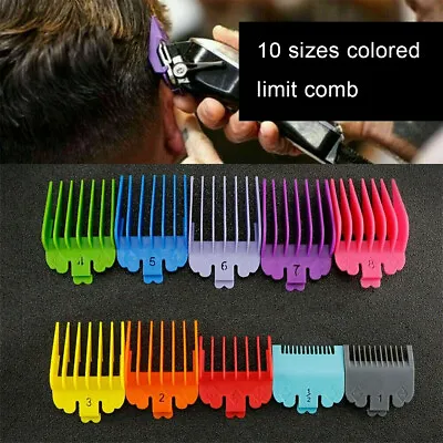 10X For WAHL Hair Clipper Comb Guide Trimmer Guards Attachment 1.5 To 25mm • $11.89