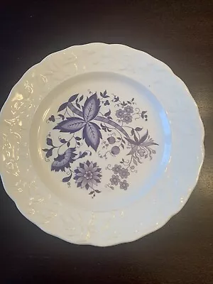 Vintage Mt. Clemens Pottery Embossed Purple Onion Plate 9   • $10