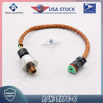 Fuel Oil Pressure Sensor For Caterpillar CAT Engine C11 C13 C15 3PP6-6 224-4535 • $25.58