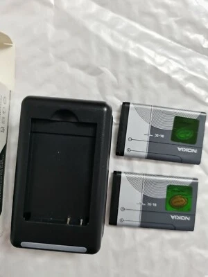 $4.50 • Buy BL-5C NOKIA  Battery + Charger Case For 1100 1110 1200 1208 1280 1600 2600 2700 