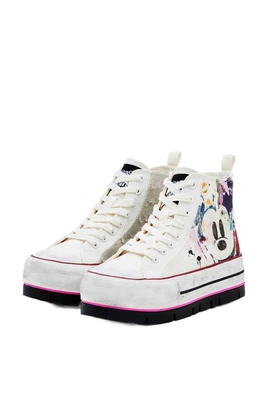 £115.50 • Buy Desigual Sneaker Boot Mickey Arty High Top Platform Sneaker 23SSKA46
