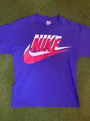 1987-1994 Nike - Vintage Nike Tee Shirt (Large) • $64