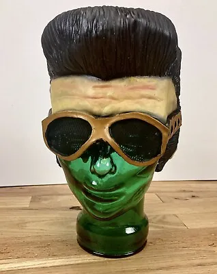 The Paper Magic Group Halloween Mask Vintage 2002 Glasses Elvis The King Adult • $34