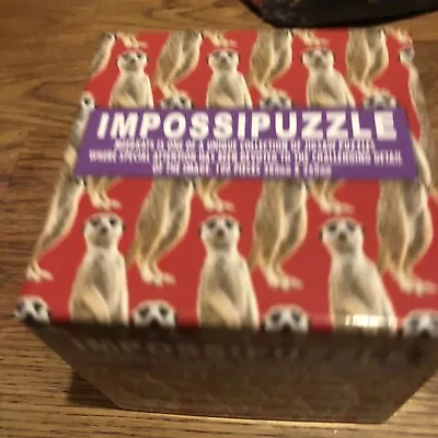 Impossipuzzle (Meerkats) 100 Piece Jigsaw Puzzle In Tiny Box Unsure If Complete • £1.99