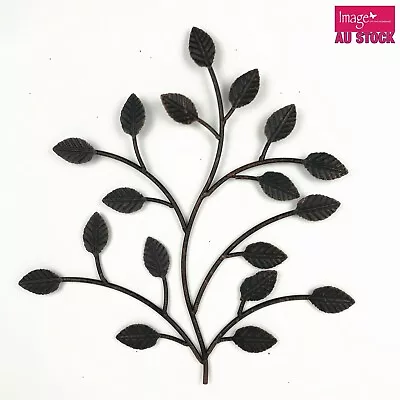 Vintage Rustic Metal Wall Decor Leaves Design Home Decoration Gift JBA3043 • $12.99