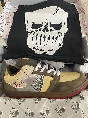 Warren Lotas Reaper Dunks Low “Chainsaw” 13 Men’s DEADSTOCK W/shirt “Most Hated” • $349