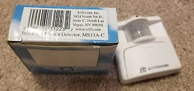 $6.89 • Buy X10 MS13A-C Hawkeye Motion Detector - White