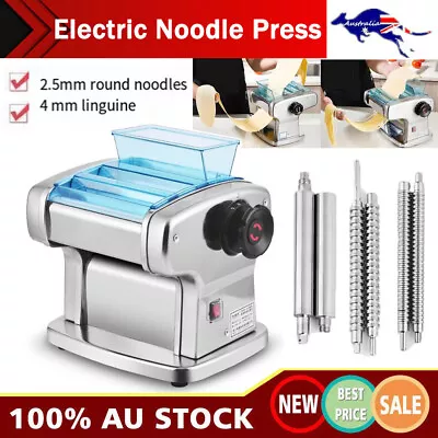 Stainless Steel Household Electric Noodle Machine Pasta Maker Dumpling Wrapper • $199.36