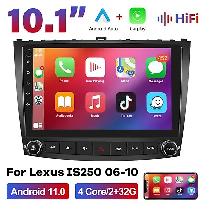 For Lexus Is250 Is350 2006-2012 Android 12 Carplay Car Stereo Radio Gps Headunit • $149.99