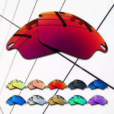 TRUE Polarized Replacement Lenses For-Oakley Fast Jacket OO9097 Multi-Colors • $9.49