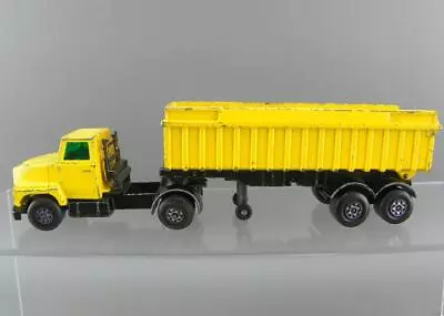 Vintage 1973 Matchbox Super Kings Ford LTS Semi Truck & K-18 Tipper Dump Trailer • $13.97