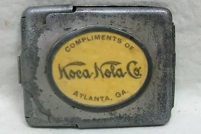 Original Vintage Koca-Nola Co. Match Safe Case (Atlanta GA) Matchstick Box VG • $112.50